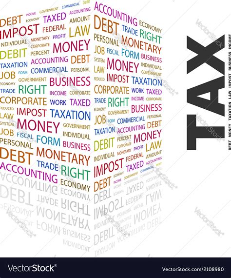 Tax Royalty Free Vector Image - VectorStock