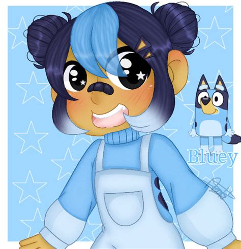 Human bluey by DerpyVR on DeviantArt