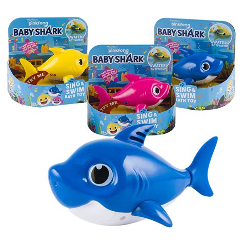 Wholesale Baby Shark Robotic Bath Toys - Assorted Colors, 18M+