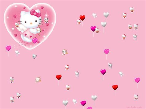 Hello Kitty Heart Wallpapers - Top Free Hello Kitty Heart Backgrounds ...