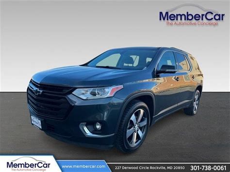 2019 Used Chevrolet Traverse AWD 4dr LT Leather w/3LT at MemberCar Serving Rockville, MD, IID ...