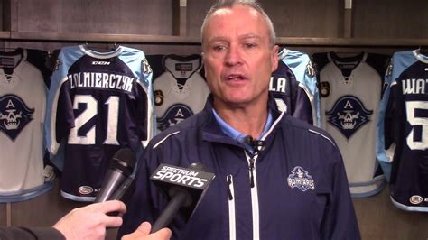 Dean Evason on the Success of the Admirals in Nashville - YouTube