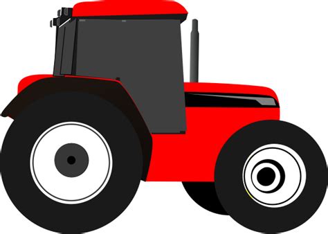 Red Tractor Clip Art at Clker.com - vector clip art online, royalty free & public domain