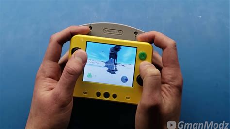 Modder builds functional mini portable Nintendo 64