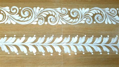 Border alpona/How to drow Alpona design/আলপনা আঁকা/alpona | Alpona design, How to drow, Rangoli ...