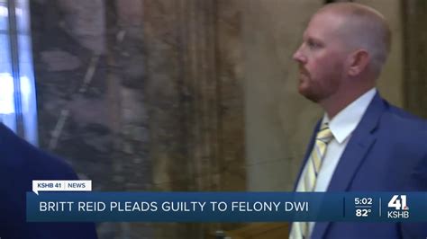 Britt Reid formally enters guilty plea to DWI charge