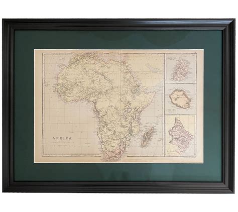 Map of Africa - Original Antique: African Sporting Creations