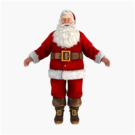 Santa Claus 3D Model Free Download