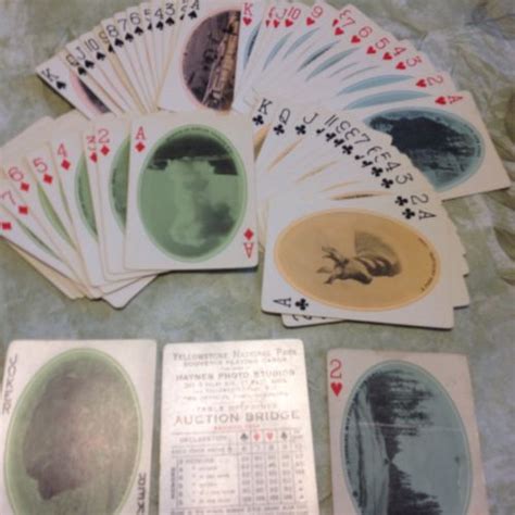 Playing Cards Yellowstone Park. -- Antique Price Guide Details Page