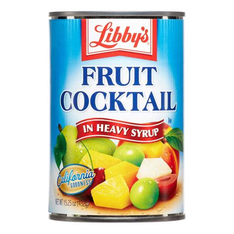 Libby's Fruit Cocktail in Heavy Syrup, 15.25 oz Can - Walmart.com ...