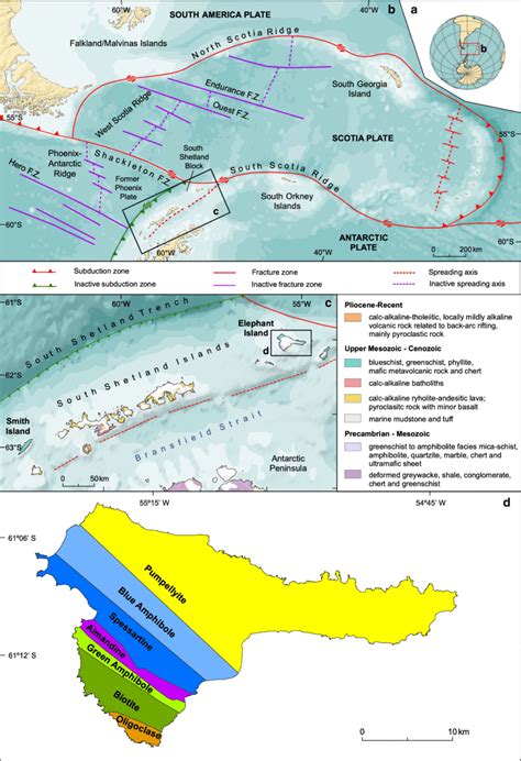 Location and geological setting of Elephant Island, in the context of... | Download Scientific ...