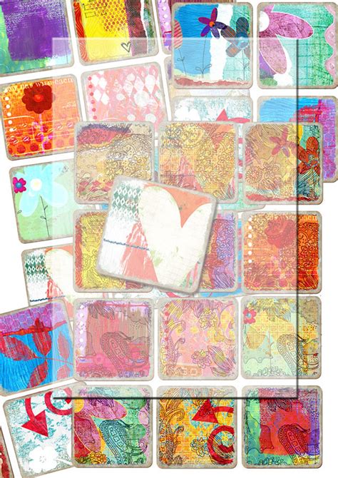 24 Individual Chipboard. Scrapbook Elements. Instant Dtigital Download ...