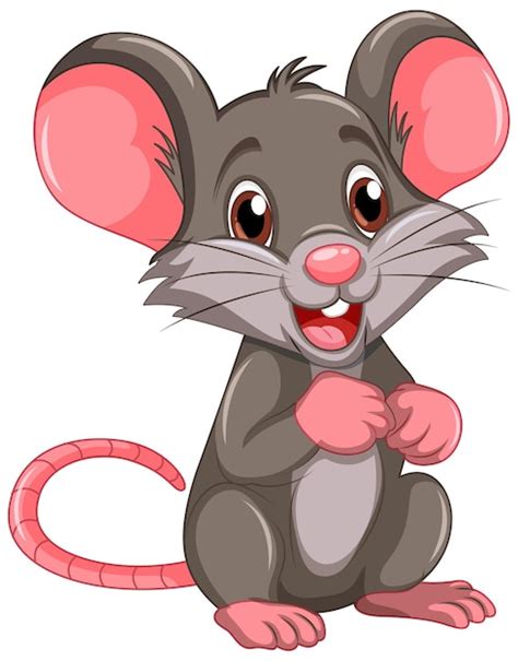 Free Vector | Cute mouse cartoon character