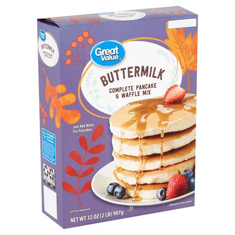 Great Value Buttermilk Complete Pancake & Waffle Mix, 32 oz - Walmart.com - Walmart.com