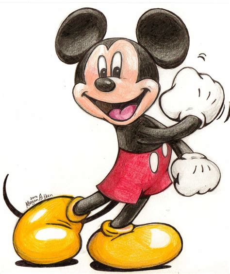 Mickey Mouse Drawing by mayu-chan6 on DeviantArt