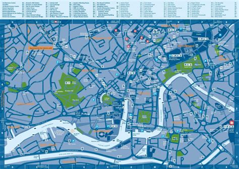 Bristol Tourist Attractions Map - Bristol City Centre Map Printable - Printable Maps