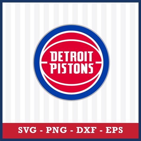 Detroit Pistons Svg, Detroit Pistons Logo Svg, Basketball Te - Inspire ...