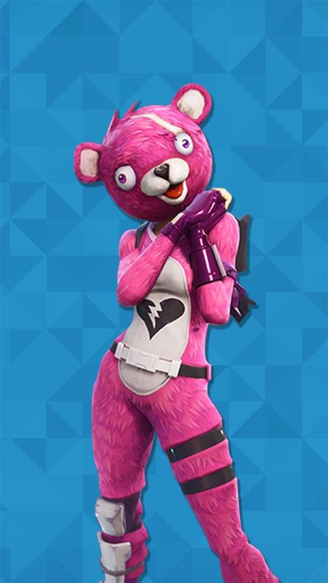 #fortnite #ValenitesBear #Bear #oso #rosa #pink | Personajes de juegos, Fondos de pantalla ...