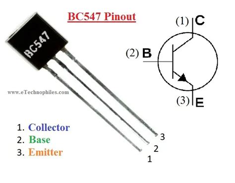 BC547 Transistor Pinout, Specs, Datasheet, Equivalent And, 44% OFF