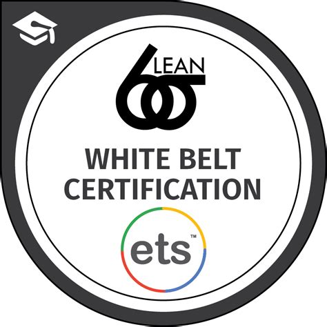 Lean Six Sigma White Belt - Credly