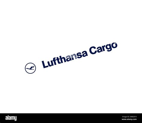 Lufthansa Cargo, rotated logo, white background Stock Photo - Alamy