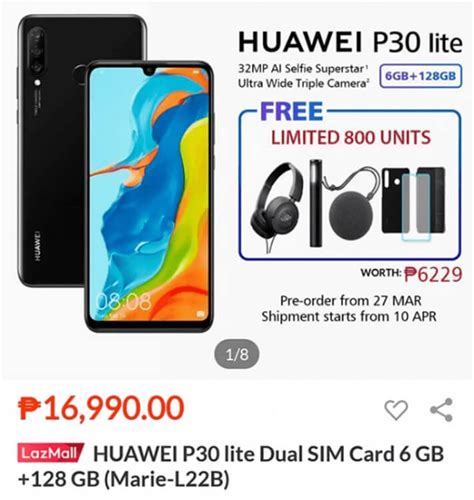 Huawei P30 Lite Arrives in the Philippines