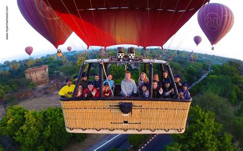 Hot Air Balloon Bagan With Myanmar Travel