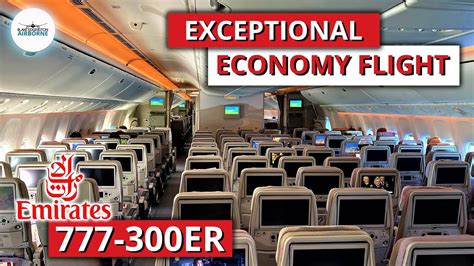 EMIRATES review: economy class on the Boeing 777 - YouTube