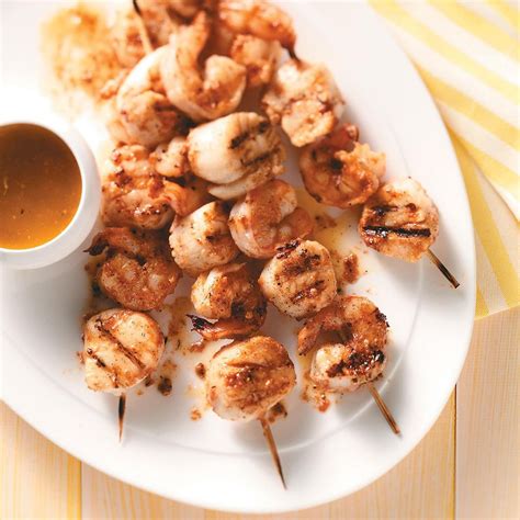 Shrimp and Scallop Kabobs Recipe: How to Make It | Taste of Home