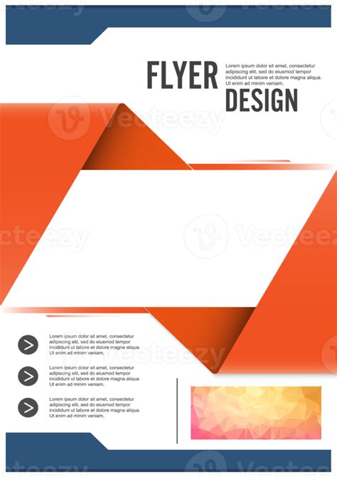 Abstract flyer design background. Brochure template. Can be used for magazine cover, business ...