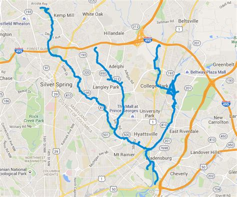 Anacostia Riverwalk Trail Map