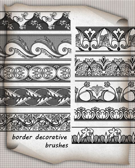 Border Brushes Decorative by roula33 on DeviantArt