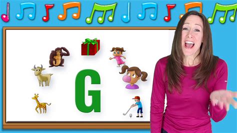 Phonics | The Letter G | Signing for Babies ASL | Letter Sounds G | Patty Shukla - YouTube