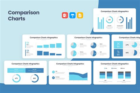 Comparison Charts PowerPoint 3 | Creative Keynote Templates ~ Creative Market