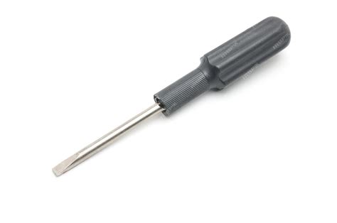 Premium Photo | Screwdriver with a flat blade for repair work on an isolated white backgroundxDxA