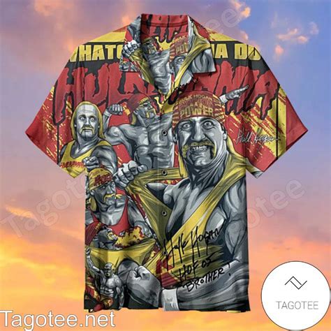 Hulkamania Hulk Hogan Hawaiian Shirt - Tagotee