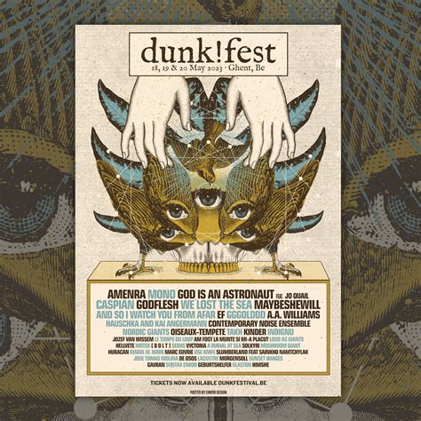 dunk!fest 2023 poster • Error! Design – dunk!records