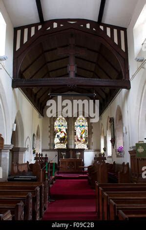 Interior view of the Church of the Holy Rood Mordiford Anglican Church ...