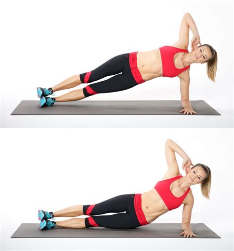 Side Plank With Hip Dips (Left Side) | 100-Rep Ab Workout | POPSUGAR ...