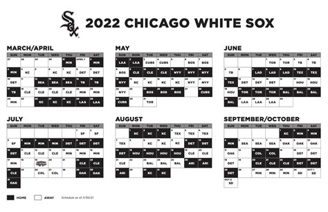 Chicago White Sox 2022 Schedule Is Out! - South Side Sox