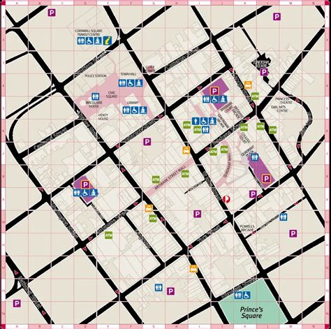 City Central Map of Launceston - MapSof.net