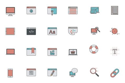 Web Design Icon Set - | Web design icon, Icon design, Web design projects