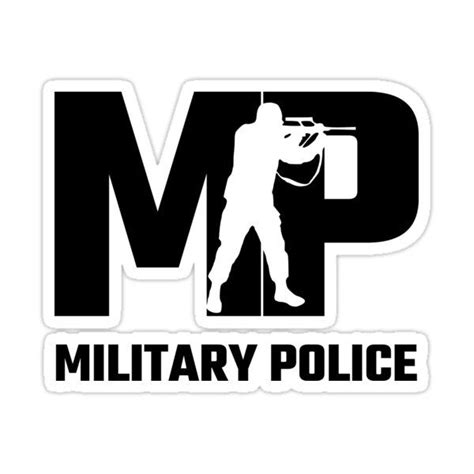 'MP Military Police' Sticker by evahhamilton in 2021 | Military police, Police stickers, Police