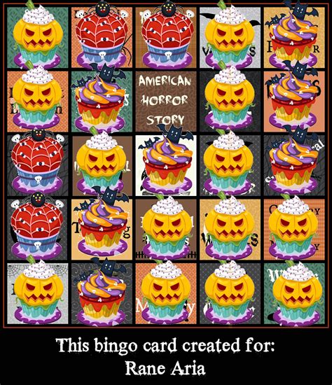 Halloween Bingo 2017 - 1st BINGO! - Rane Aria