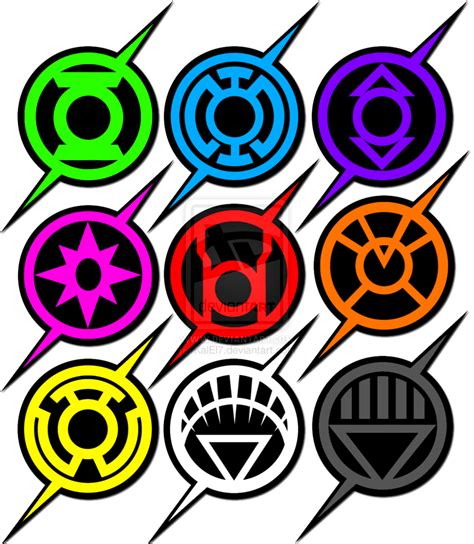 the flash lantern corp logo spectrum by KalEl7.deviantart.com on @deviantART Orange Lanterns ...