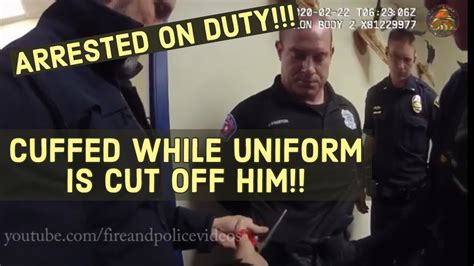 Wife Beating Cop Gets Arrested While On Duty And Has His Uniform Cut ...