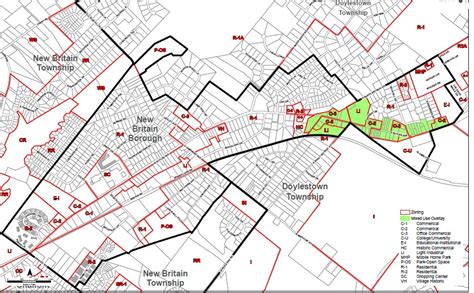 Zoning Map - New Britain Borough