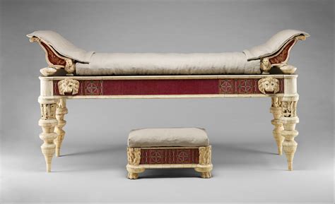 Couch and footstool with bone carvings and glass inlays | Bone carving, Egyptian furniture ...