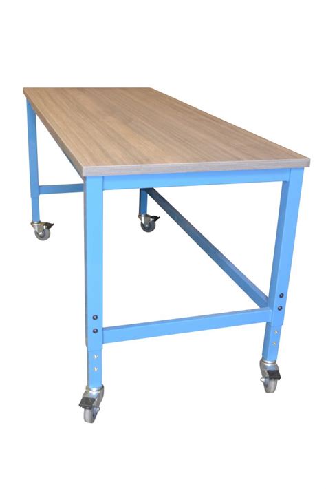 Height Adjustable Mobile Table – Action Laminates