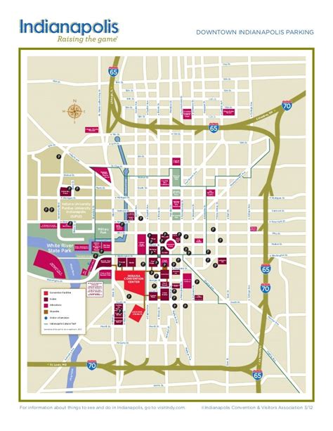 Downtown Indianapolis Parking Map